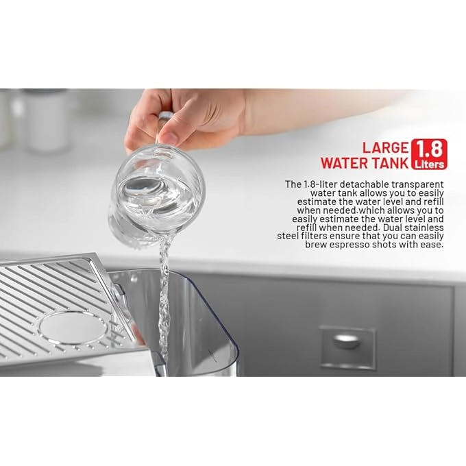 Espresso & Cappuccino Coffee Machine GCM1523