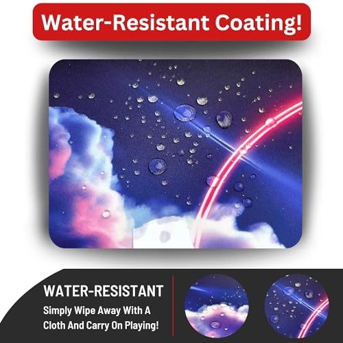 Cloud Circle Rubber Gaming Mouse Pad - 72x36 cm