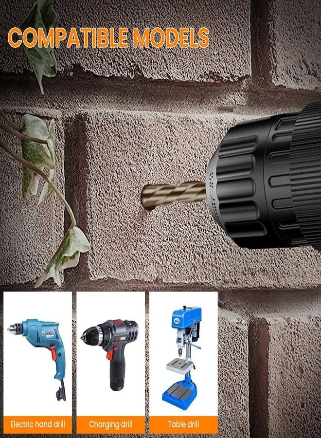 Power Drill Bits Set - Alloy Steel Carbide-Tipped 7-Piece 3-12mm