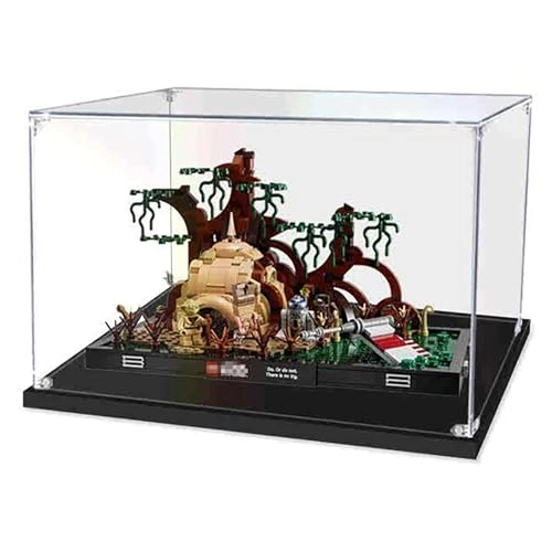 Acrylic Display Case - 35x25x25cm Dustproof Transparent