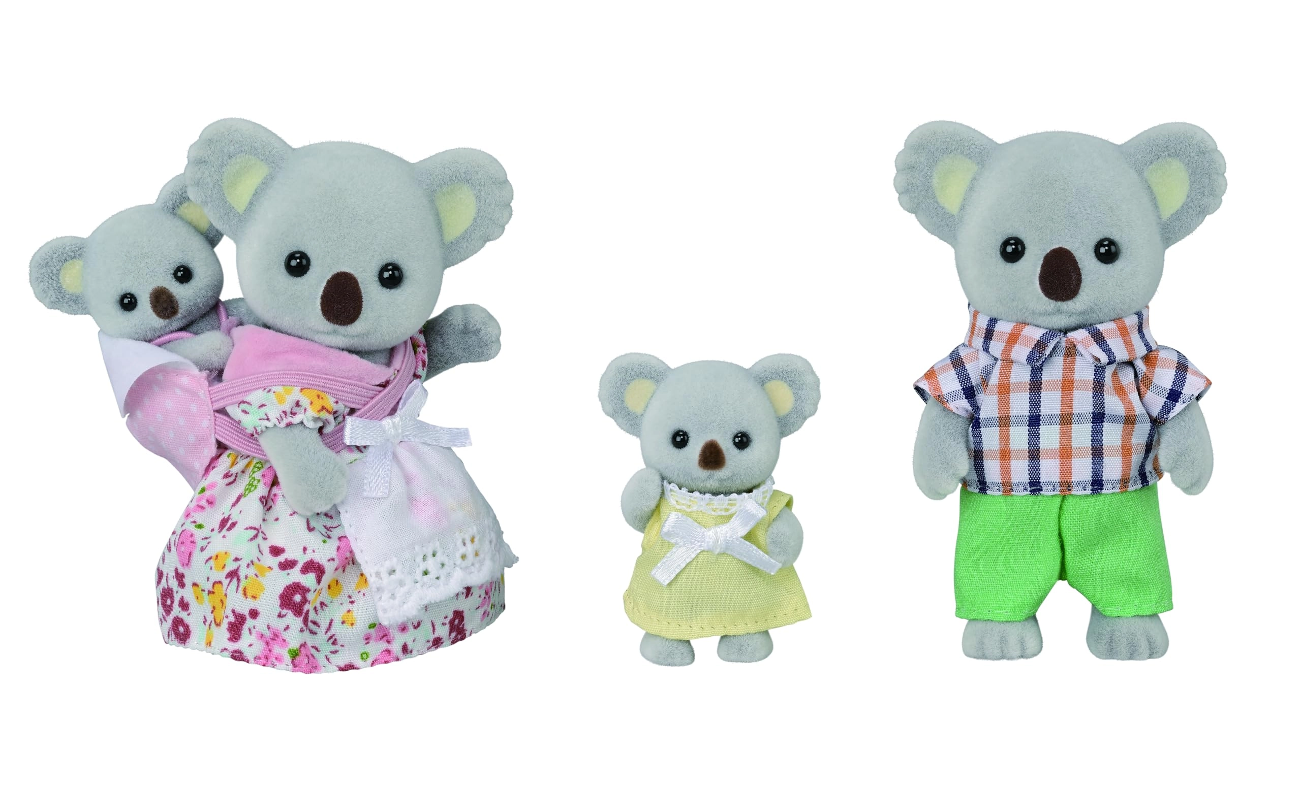 EPOCH Koala Family - Set of 4 Poseable Figures Ages 3+