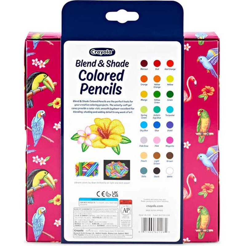 Blend & Shade Colored Pencils - 24 Ct