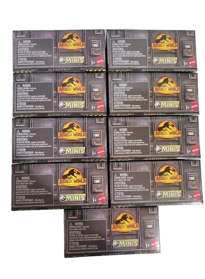 JURASSIC WORLD Dominion Minis GWP38-956C - 9 pcs