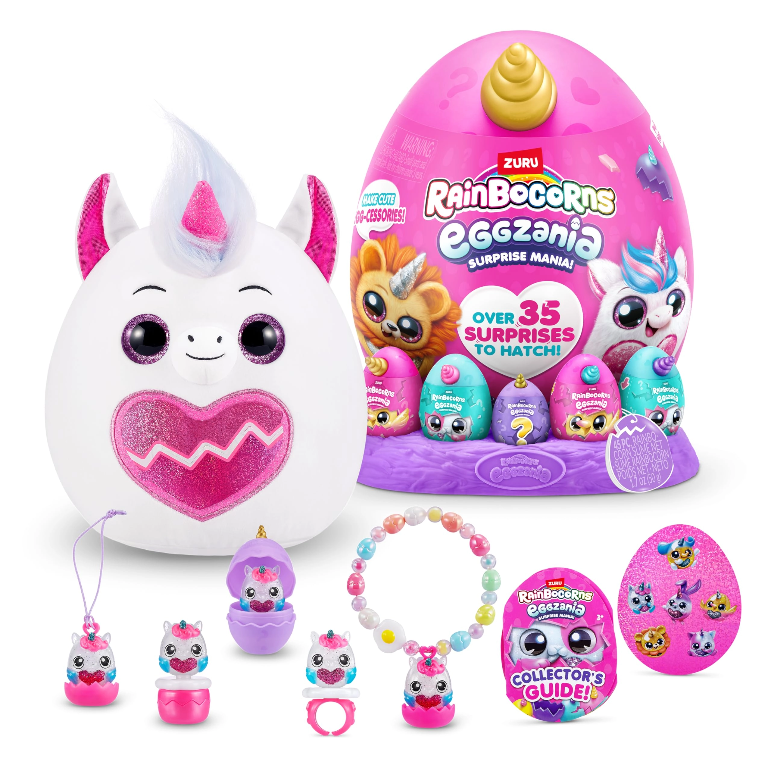 ZURU Unicorn Eggzania Surprise Mania 23 cm Plush