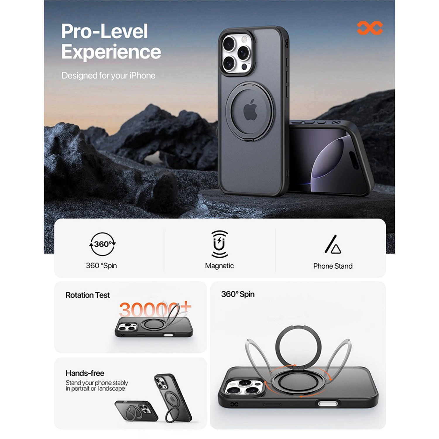 Pristine Case with MagSafe for iPhone 16 Pro