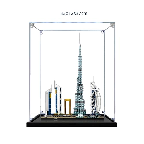 Display Case - Dustproof Clear 3mm Acrylic for 21052