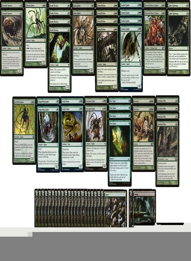 MTG Decks & More Magic The Gathering: Mono Green Spider Deck