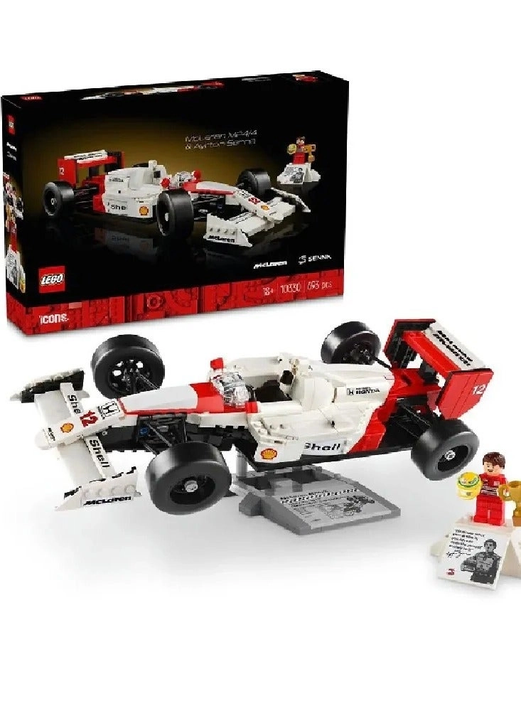 Icons McLaren Model Car MP4/4 & Ayrton Senna (10330)