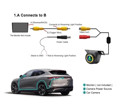 Rear View Camera - Night vision 1080P
