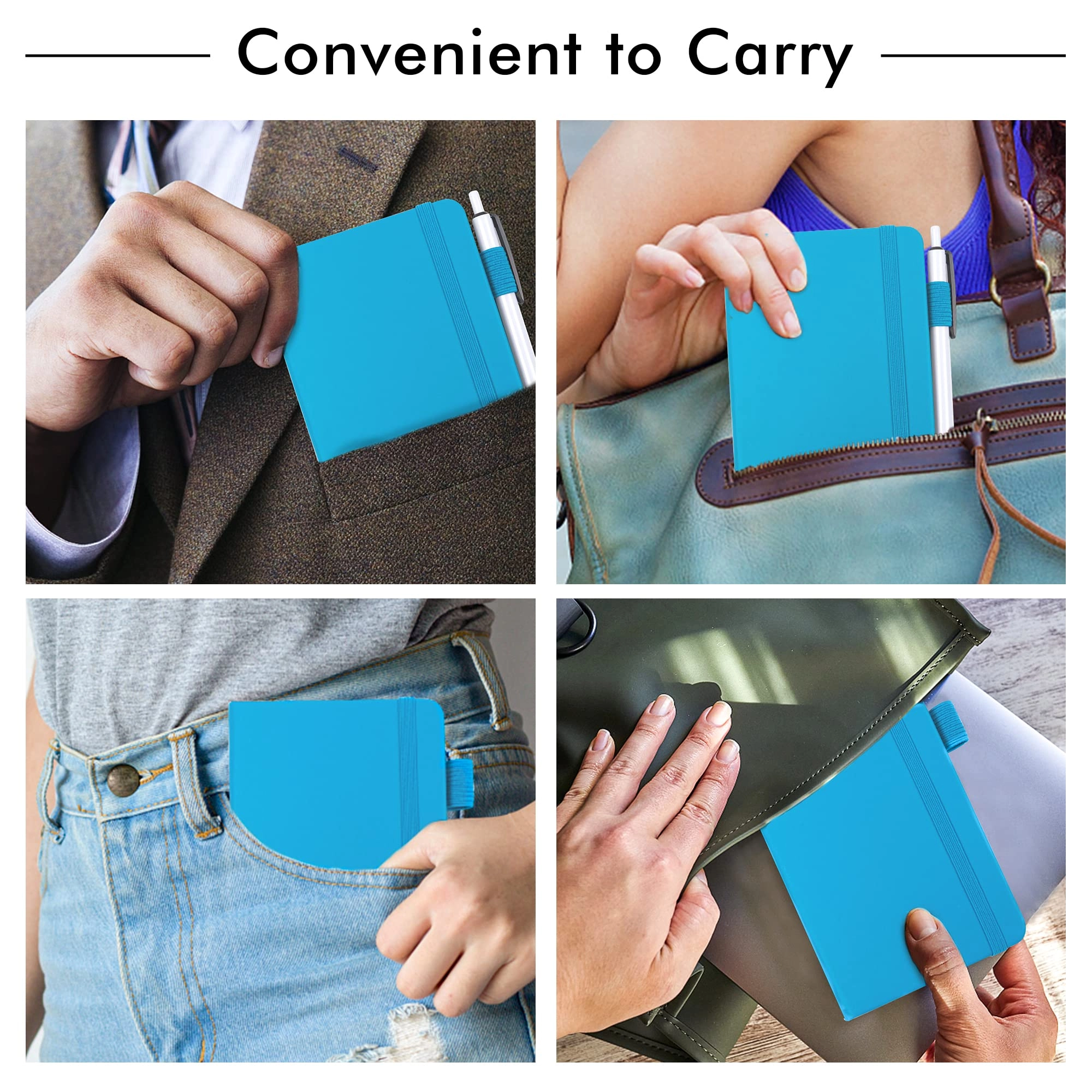 Pocket Notebook A6 Hardcover - Lined 56 Sheets