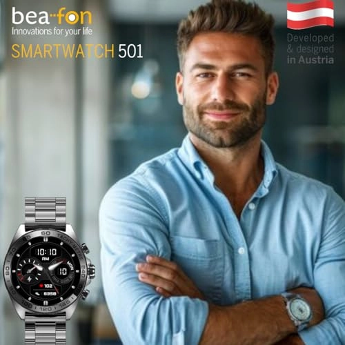 SMARTWATCH 501 10mm Stainless Steel