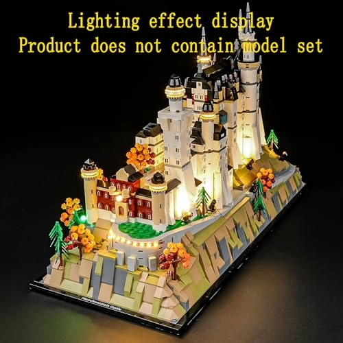 LED Light Kit - Plastic Neuschwanstein Castle 1 4.5-5V for LEGO Neuschwanstein Castle 21063