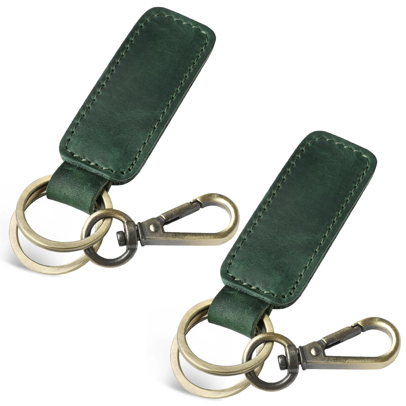 Leather Keychain - Car