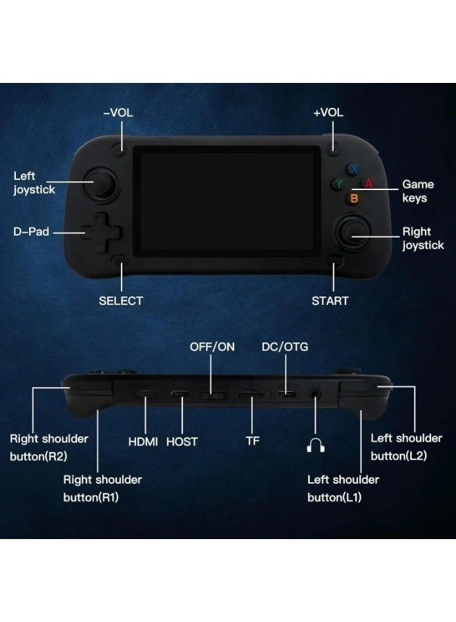 Handheld Game Console - 4.3-Inch IPS Display 30,000+ Games