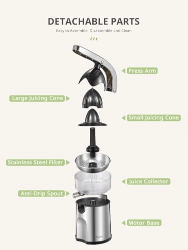 Electric Citrus Juicer Squeezer - 85W