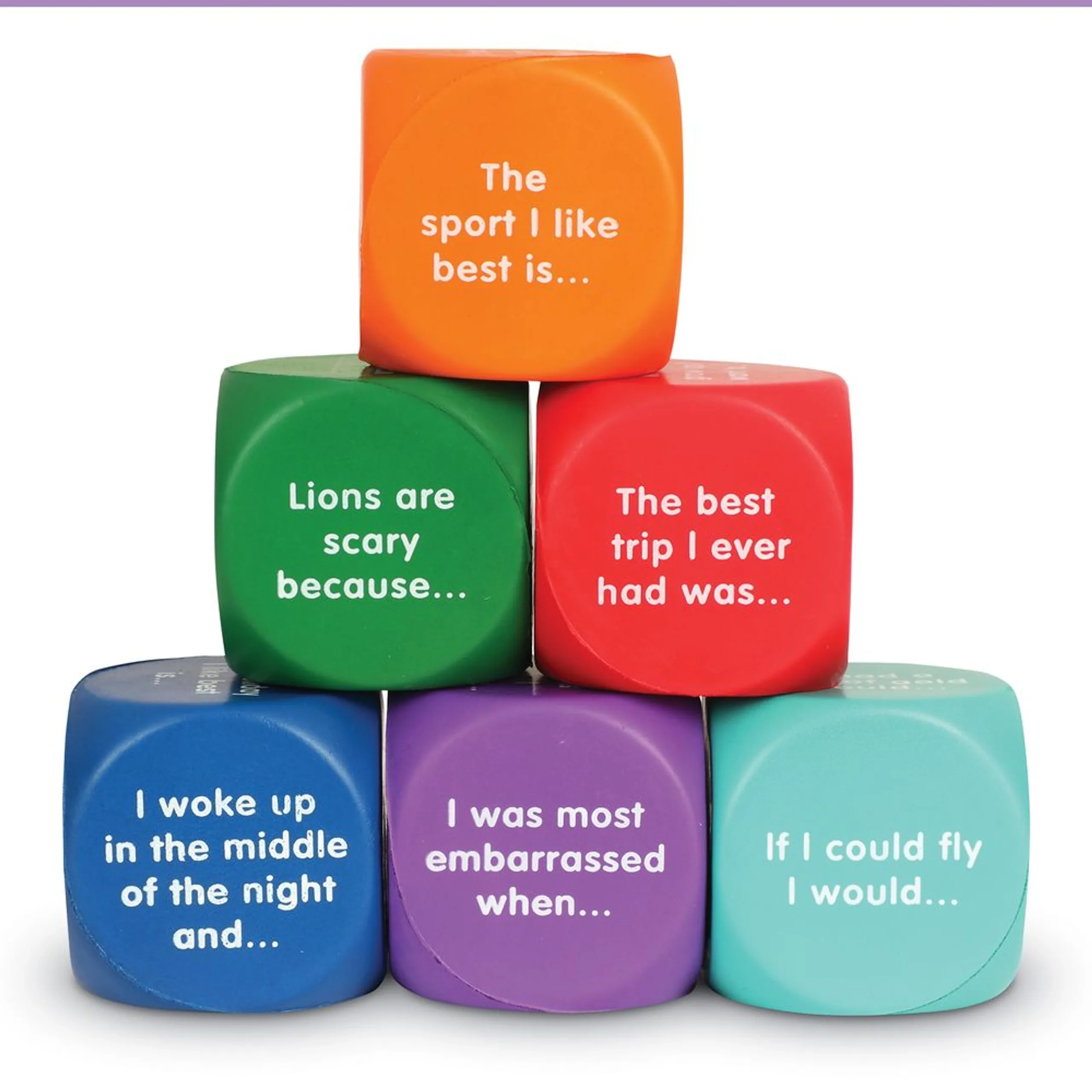Writing Prompt Cubes - 6+ 6 pieces