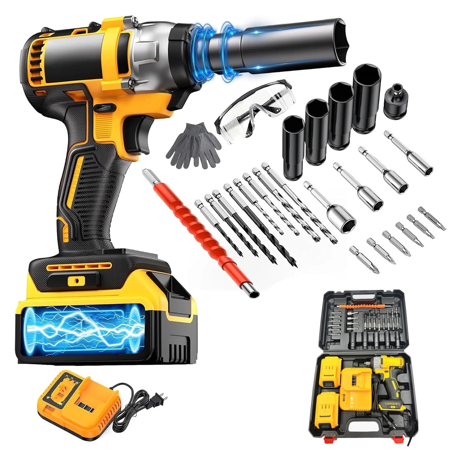 YTHGBVC Cordless Impact Wrench - 1/2"