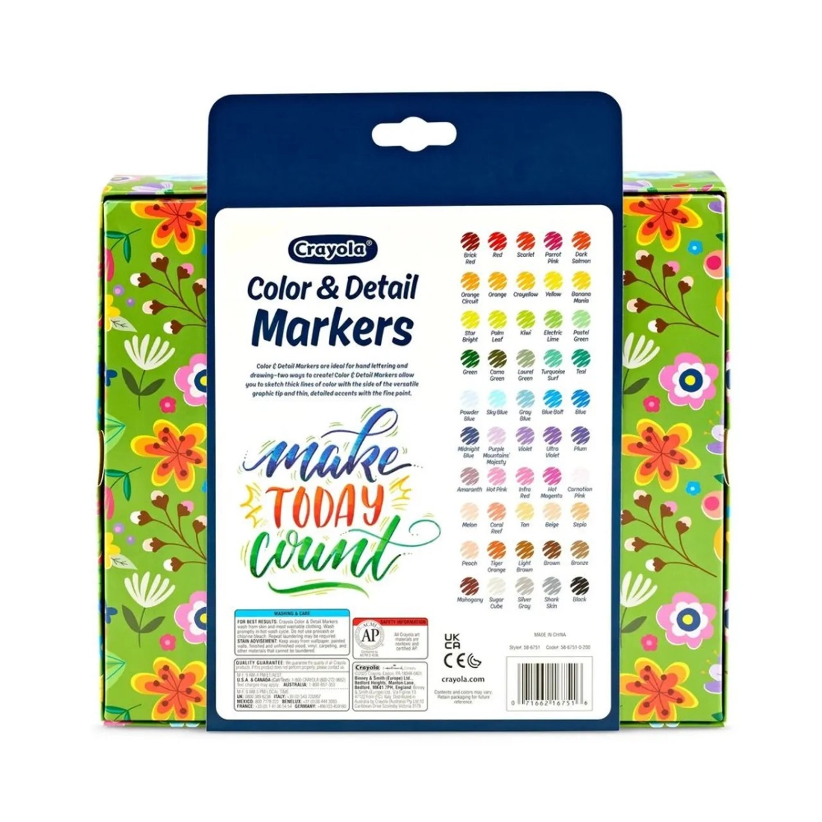 Color & Detail Marker Set - Multi Colour Graphic tips
