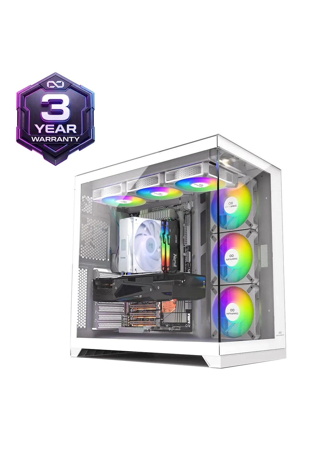 INFINIARC Gaming Cube - Ryzen 5 7600 16GB 1TB