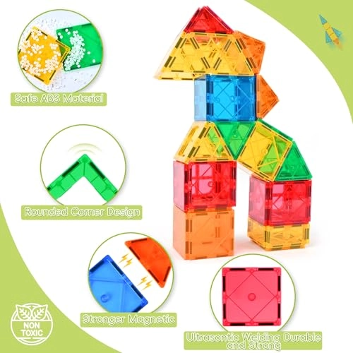 Magnetic Building Blocks - 64pcs