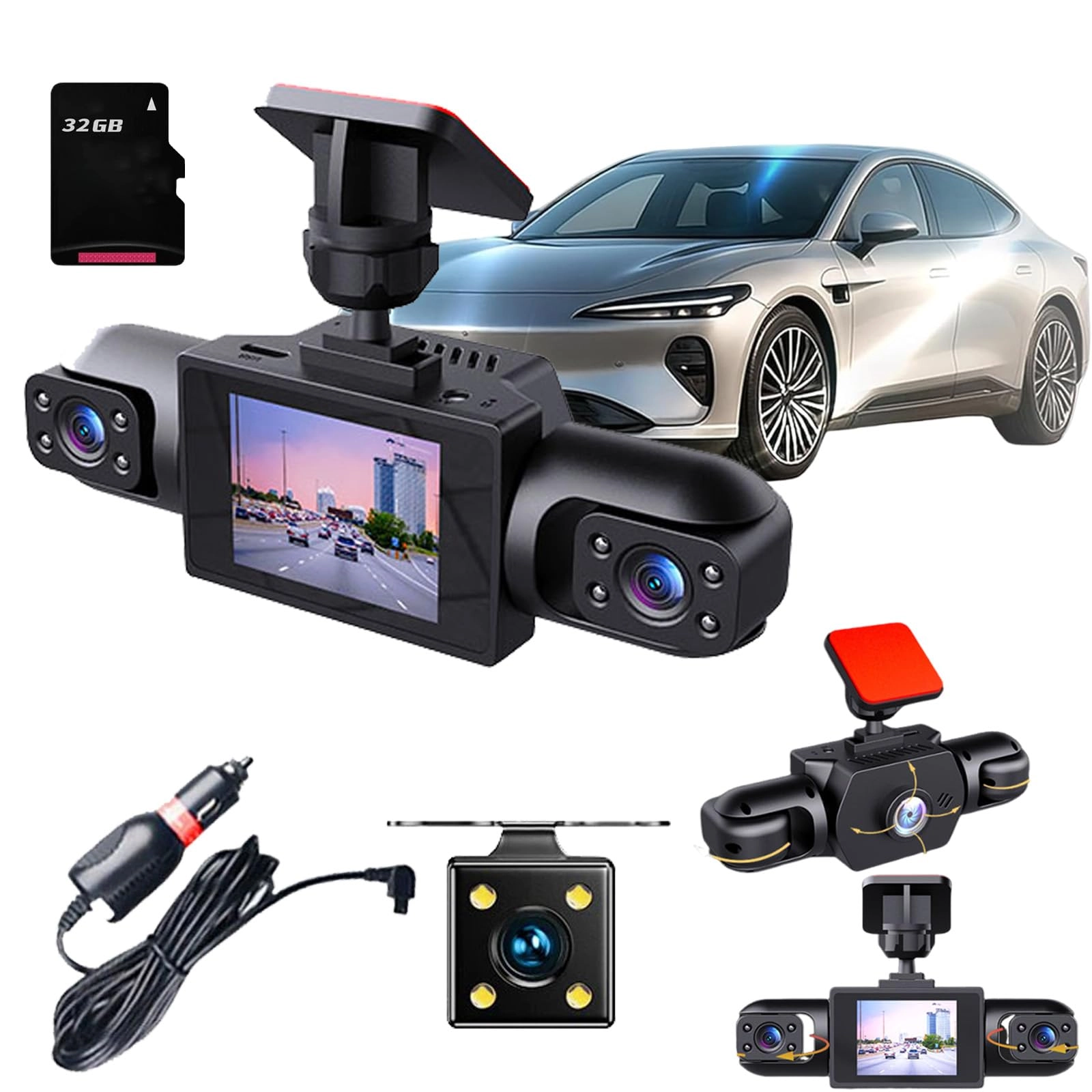 Generic Full View Car Dashcam System - 4K UHD