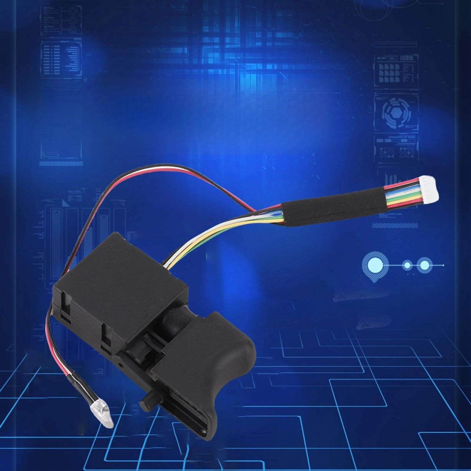 Yobadam Electric Drill Switch - Black Speed Control