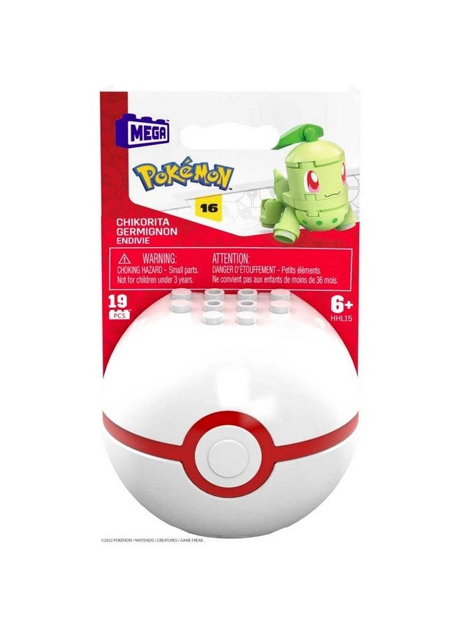 Pokemon Chikorita Building Set - 19 pcs Gift Set