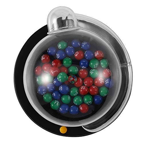 Electric Lucky Number Picking Machine - Black Transparent 10.7*10.5cm