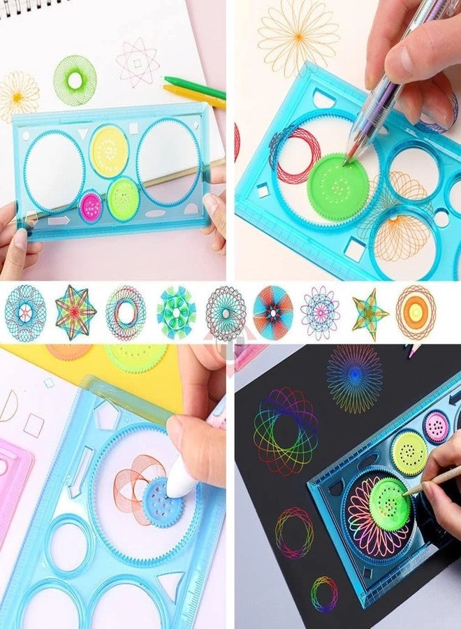 Creative Mandala Spirograph - Ten In One 4 Scale+ Pen
