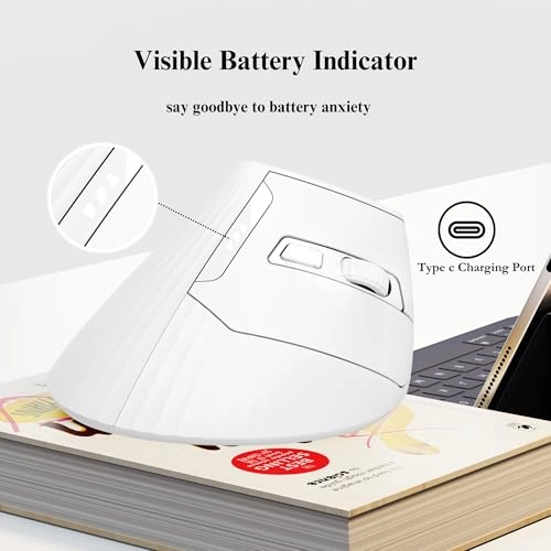 Vertical Wireless Mouse - Bluetooth