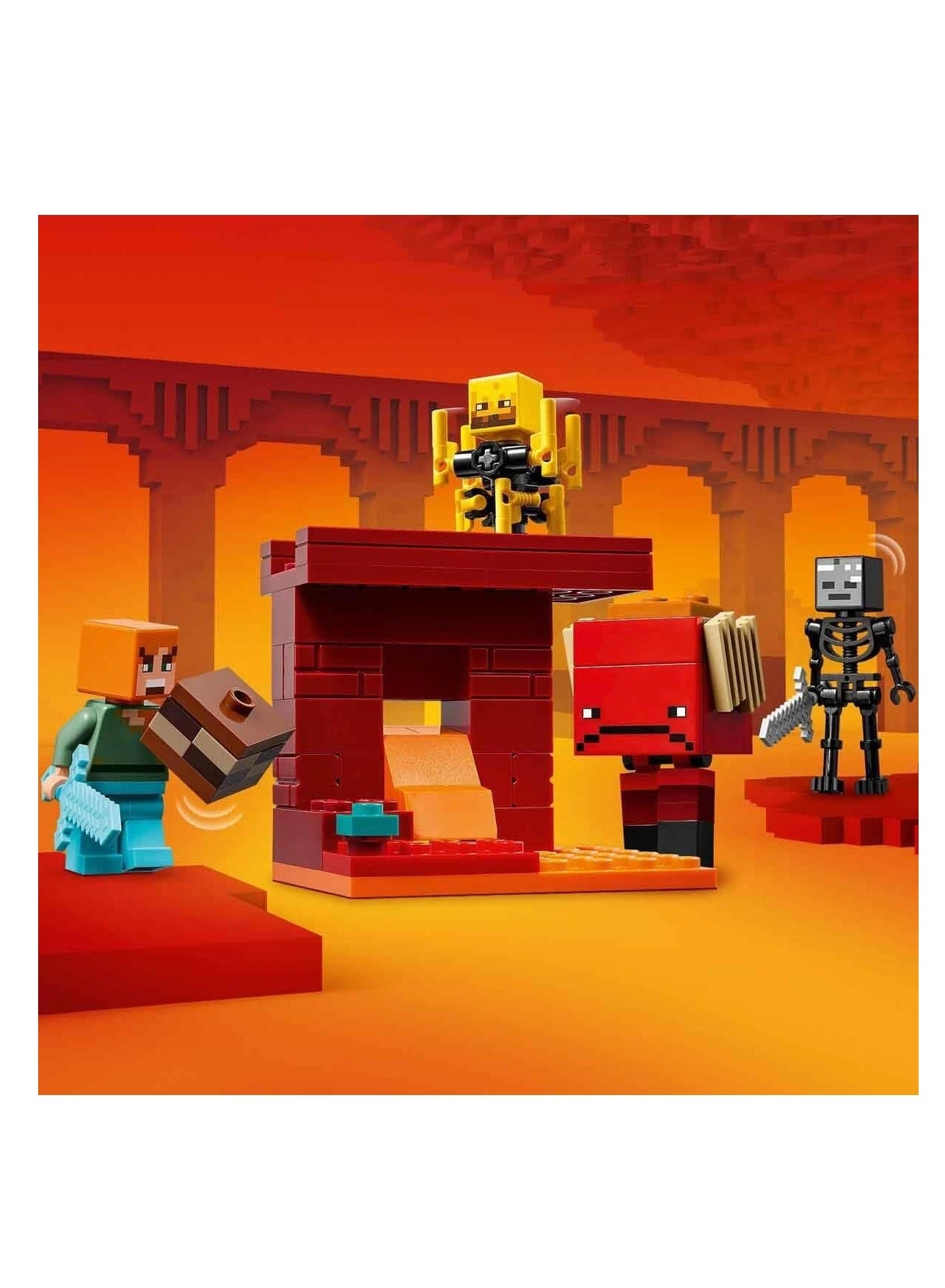 Minecraft The Nether Lava Battle (21266)