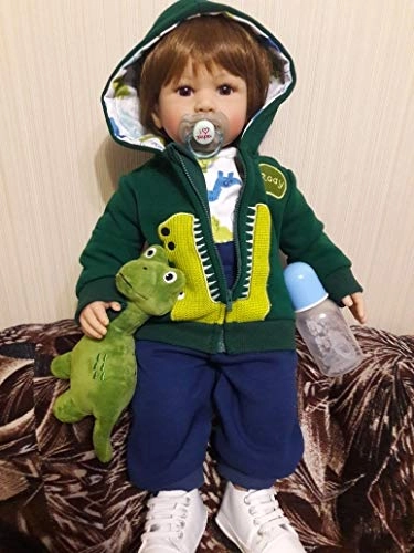 Reborn Toddler Doll - 24 inch Silicone Vinyl Ages 3+