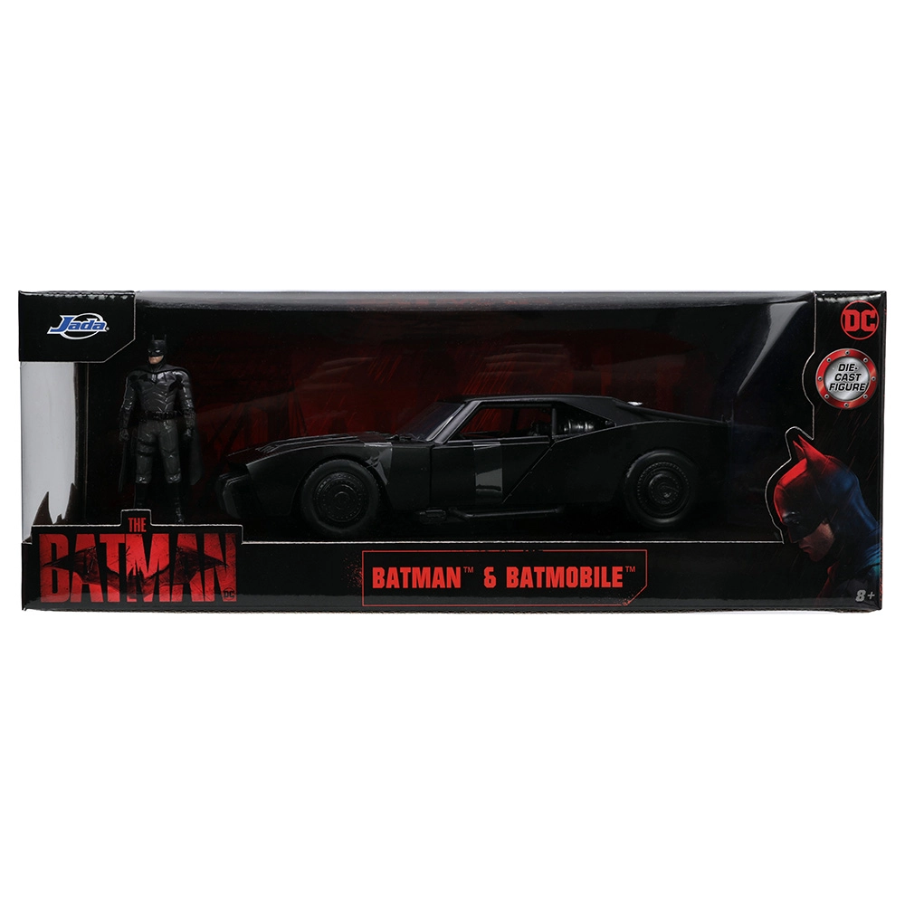DC The Batman Movie Batman And Batmobile - 1:24