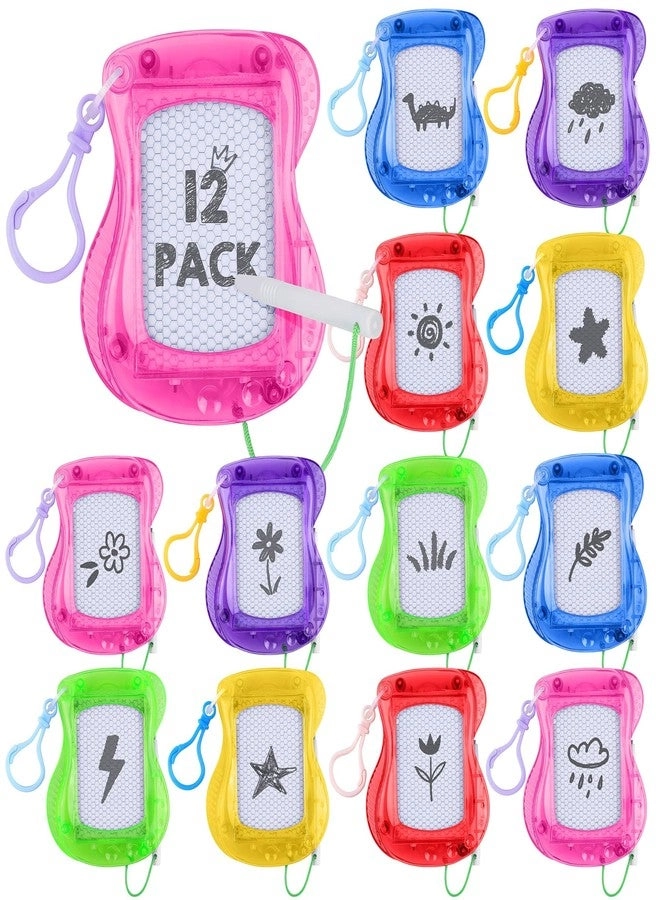 Aodaer Mini Magnetic Drawing Board - 12 Pieces