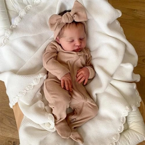 Laura Reborn Baby Doll - 19 inch Soft Silicone Sleeping Ages 3+