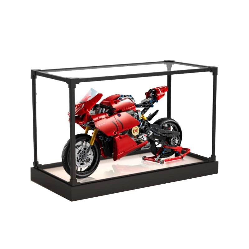 Acrylic Display Case for 42107 - 15.74x7.87 x 9.84in Black Bottom