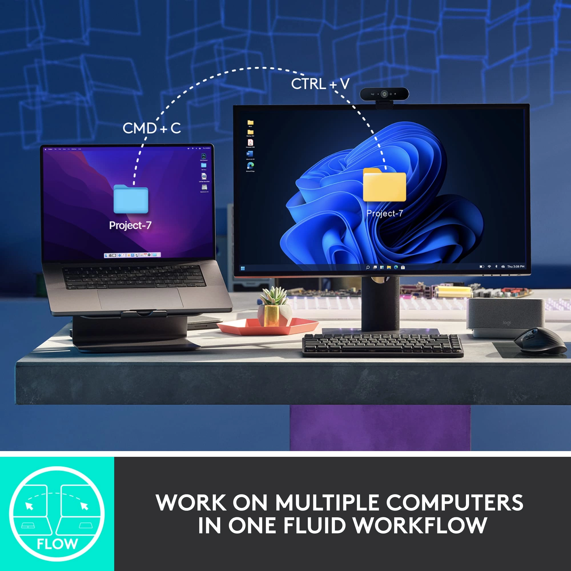 MX Mechanical Mini + MX Master 3S - TKL Wireless