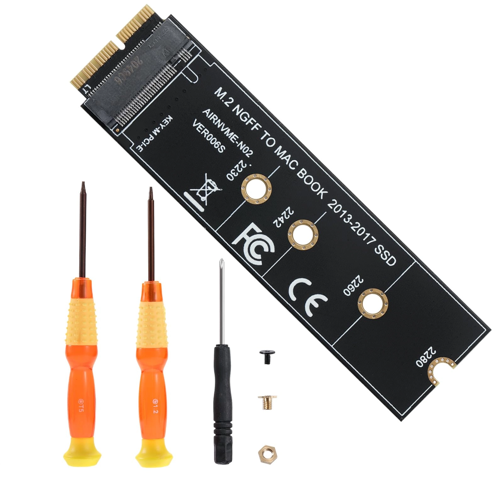 YABOANG M.2 NVMe SSD to 12+16Pin Upgrade Adapter