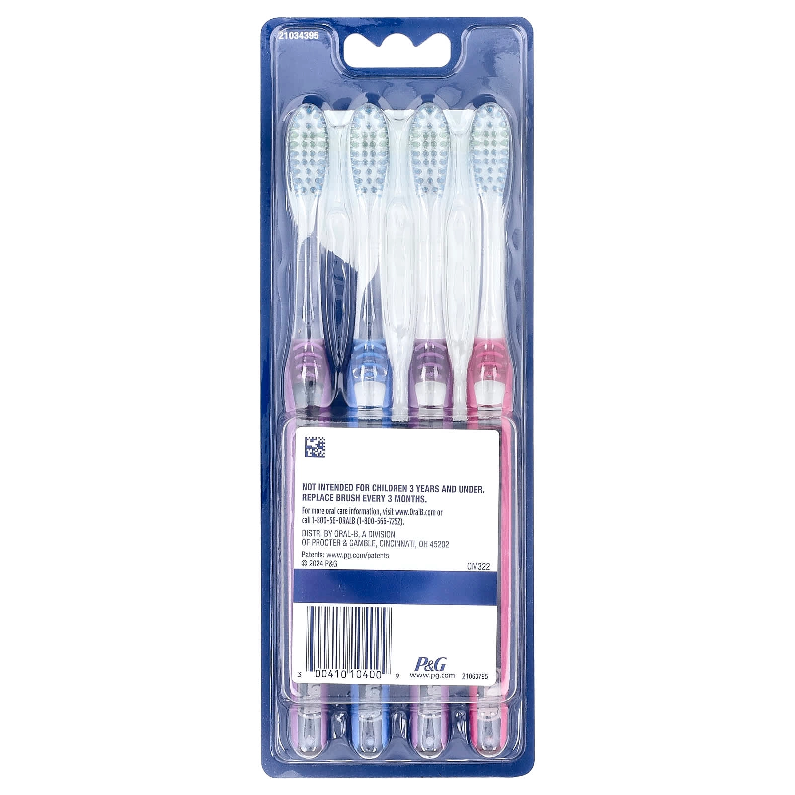 Advanced Clean Toothbrush - Soft 4-Piece Pack
