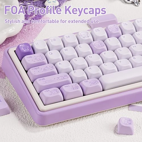 FOA Profile Keycaps - QWERTY Only Keycaps