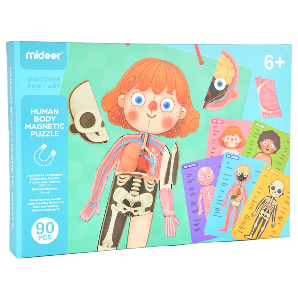 MIDEER Body Magnetic Puzzle (TOP-CT7013) - 90 pcs
