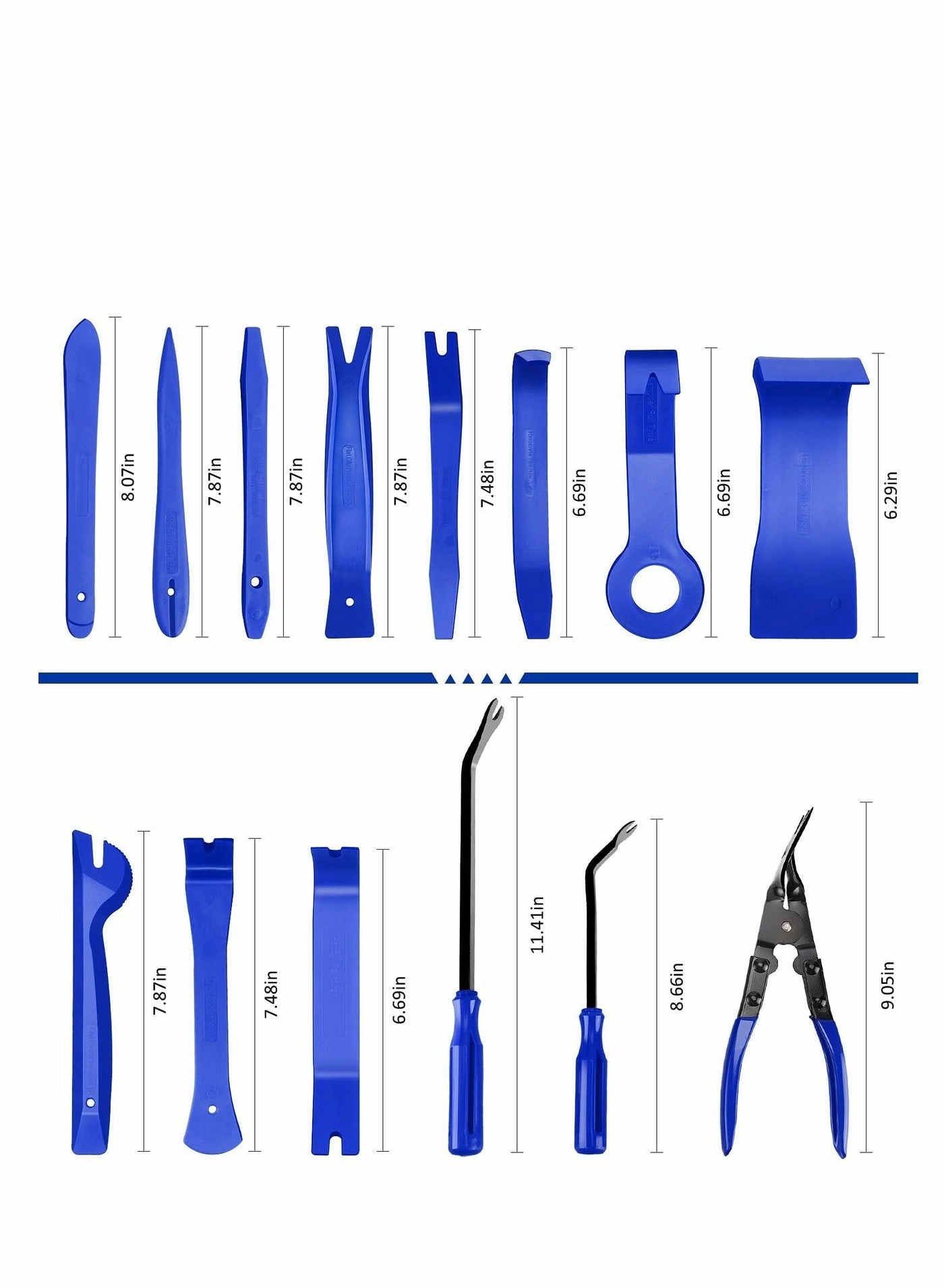 Car Audio Removal Kit - 19 Pieces Storage Bag