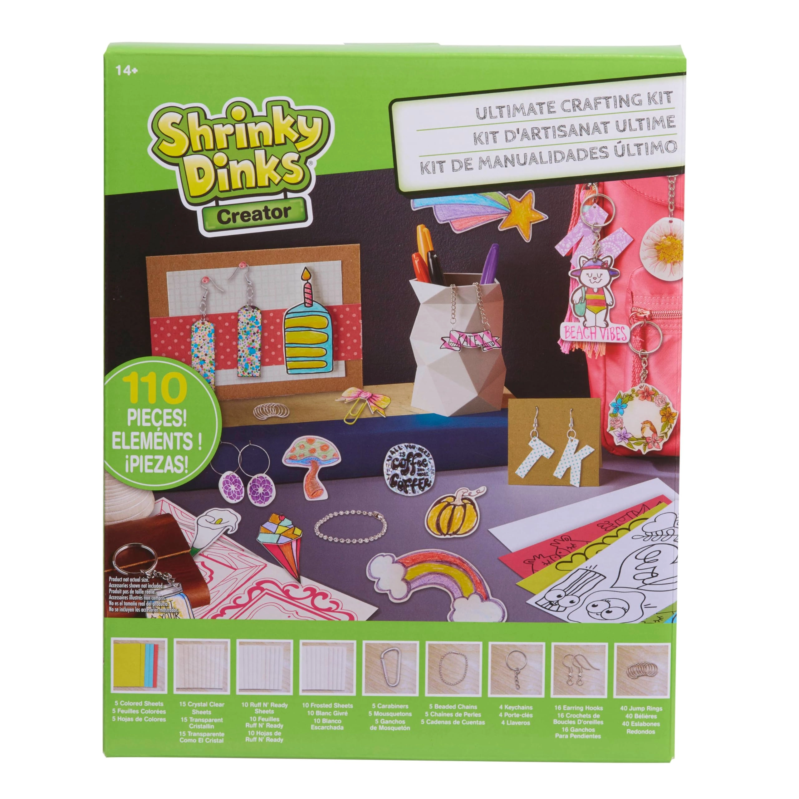 Just Play Shrinky Dinks Ultimate Crafting Kit - 5+ years 110 pcs