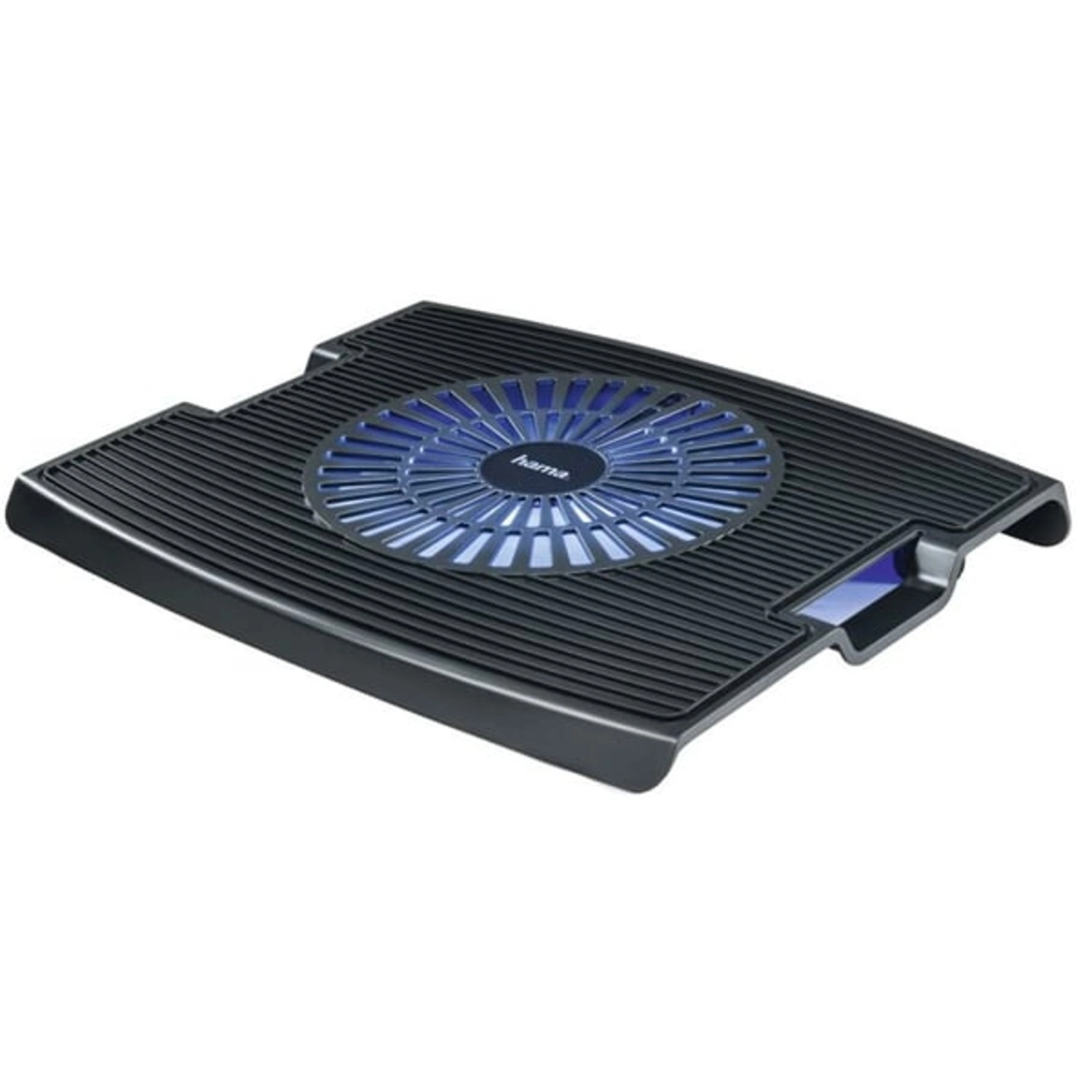 Black Metal Laptop Cooler - 2 Fans 15.6 Inch