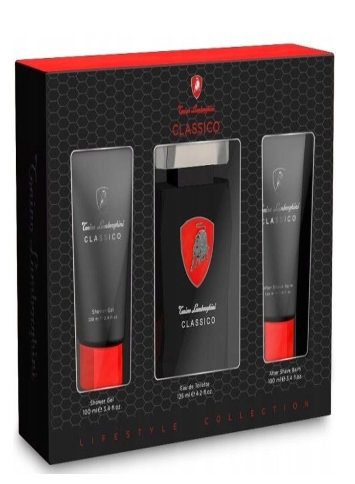 Lamborghini Classico Eau de Toilette 125 ml + S Gel 100 ml + A S B 100 ml