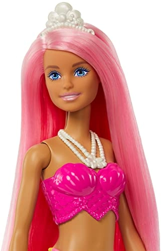 Barbie Dreamtopia Mermaid Doll - Curvy Pink Hair Ages 3+
