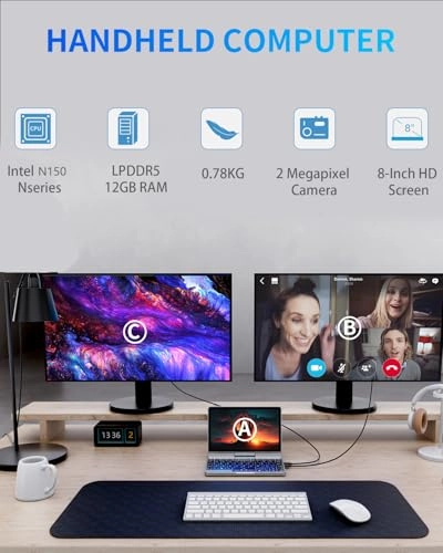 POCKET PC P8 - 8'' N100 12GB DDR5 1TB SSD