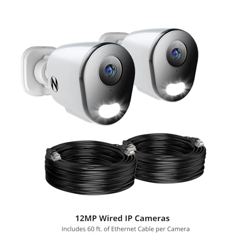 Add On Wired IP 12MP Deterrence Camera
