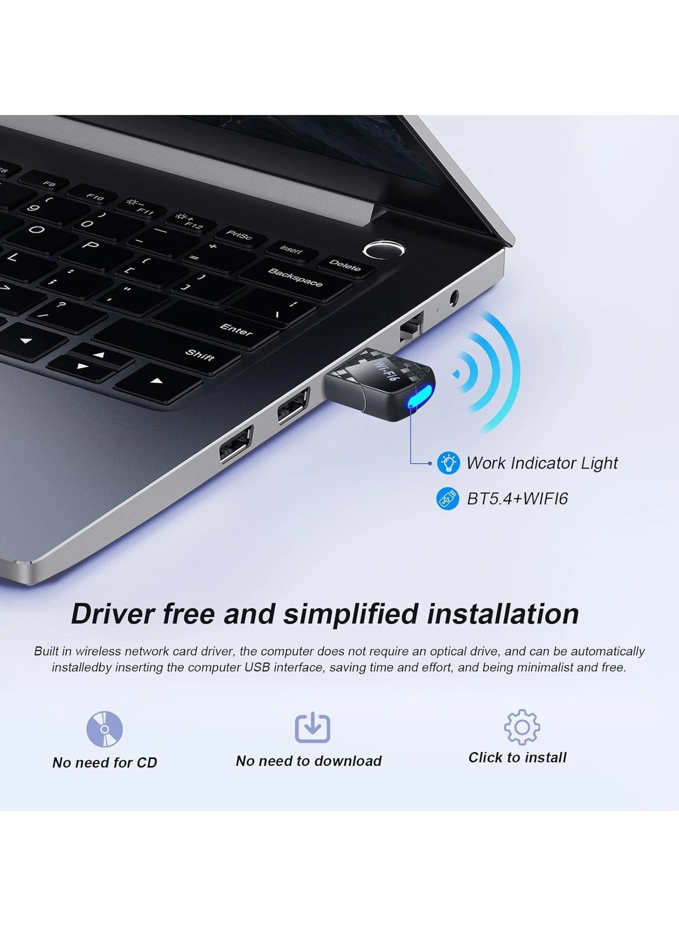 AX900 USB WiFi 6 Adapter - 2.4G/5G USB Wireless