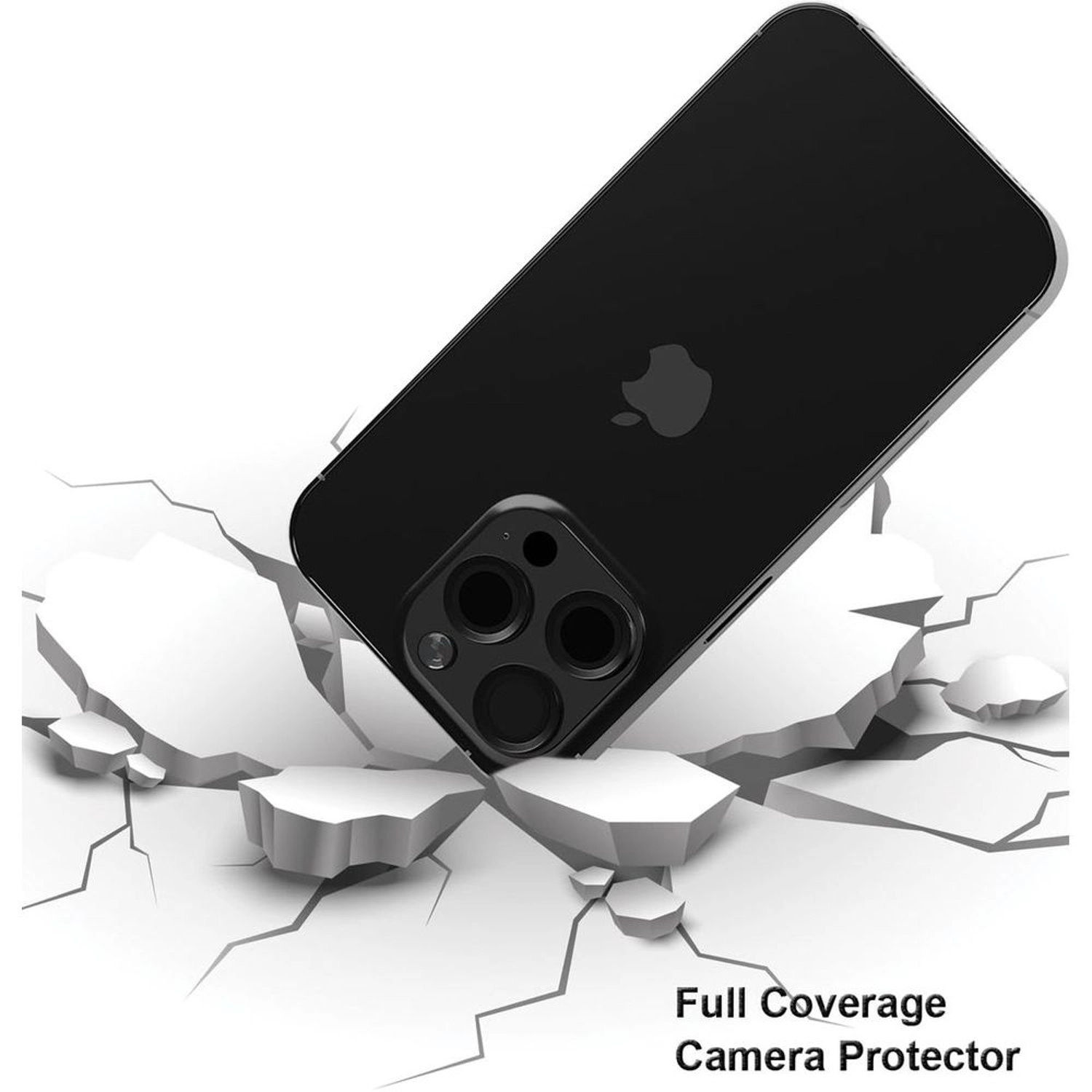 Clear Tempered Glass Camera Lens Protector for iPhone 15 Pro / iPhone 15 Pro Max (3-Pack)